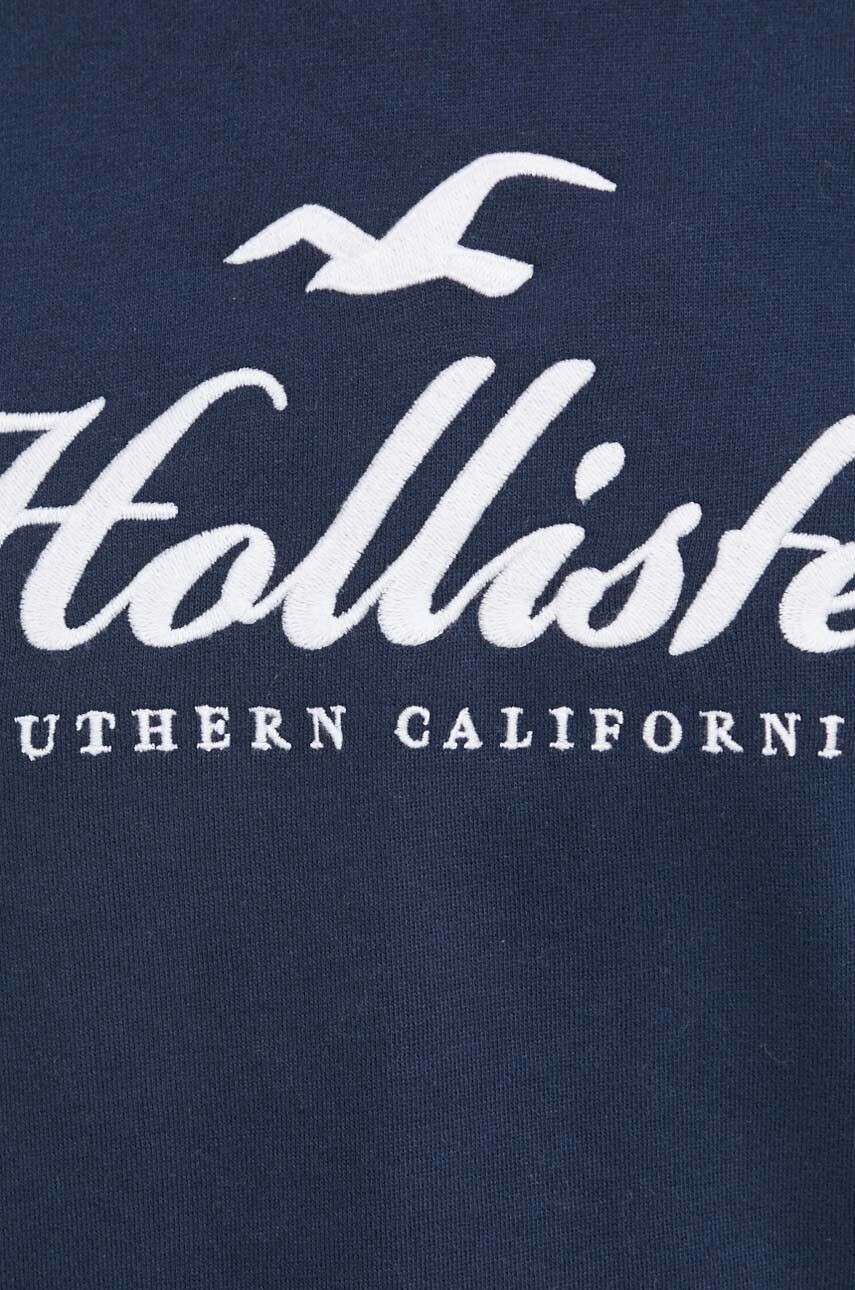 Hollister Co. Mikina pánska šedá farba melanžová - Pepit.sk