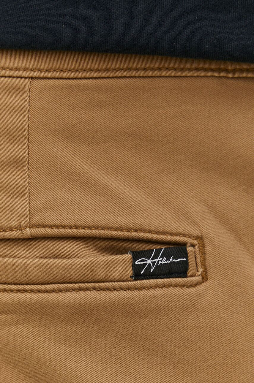 Hollister Co. Nohavice pánske hnedá farba strih chinos - Pepit.sk