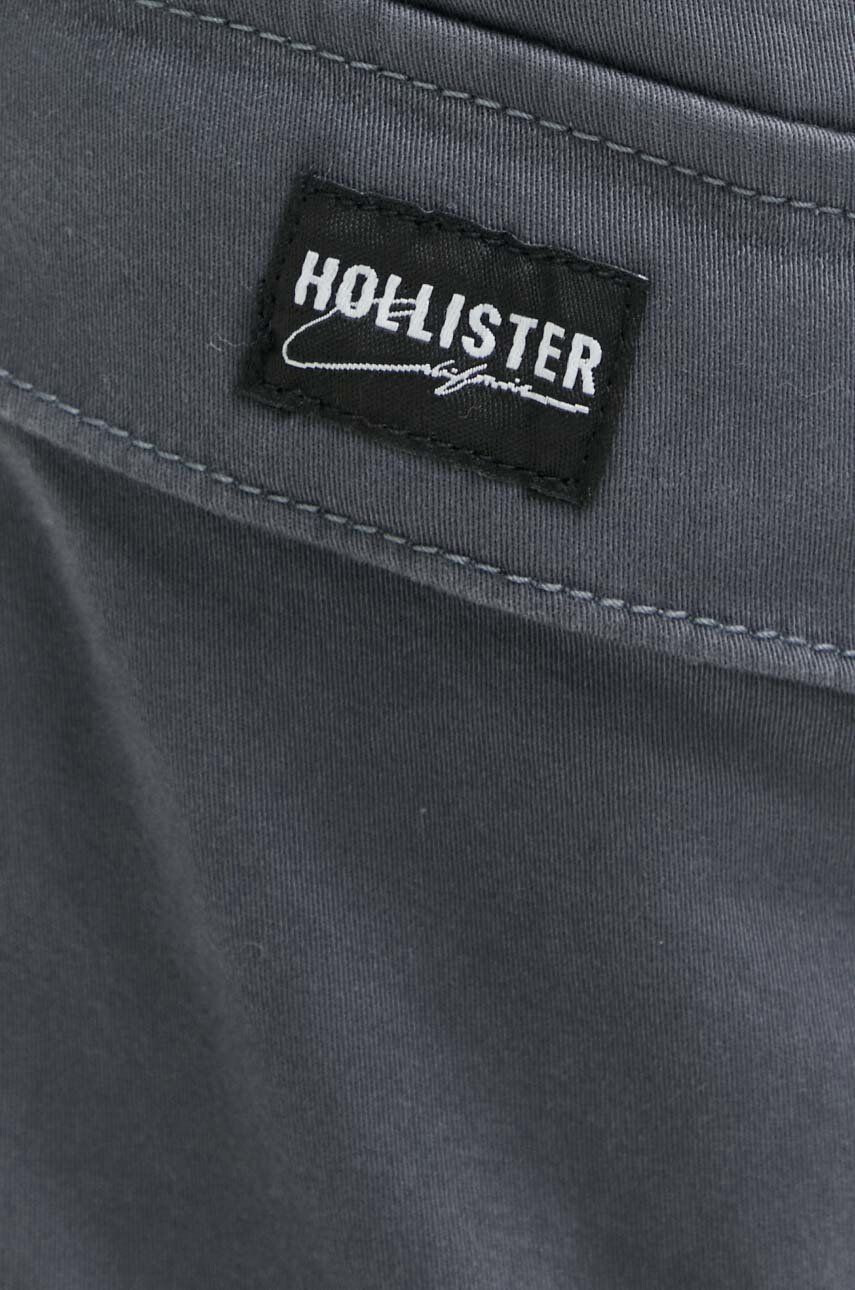 Hollister Co. Nohavice pánske šedá farba priliehavé - Pepit.sk