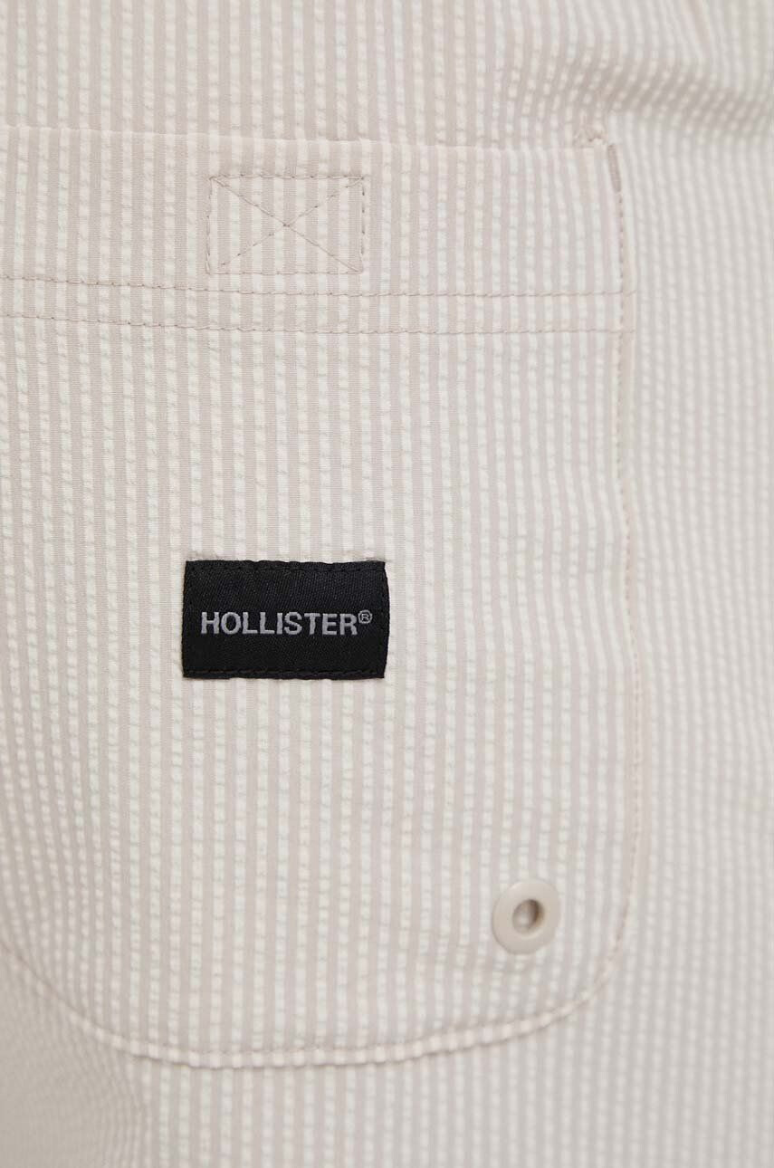 Hollister Co. Plavkové šortky béžová farba - Pepit.sk