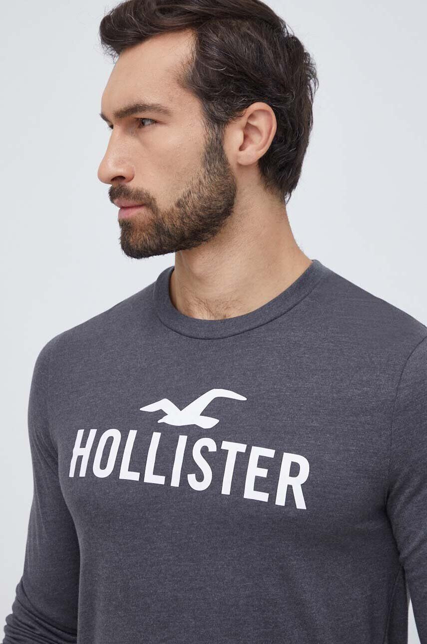 Hollister Co. Pyžamo pánska čierna farba vzorovaná - Pepit.sk