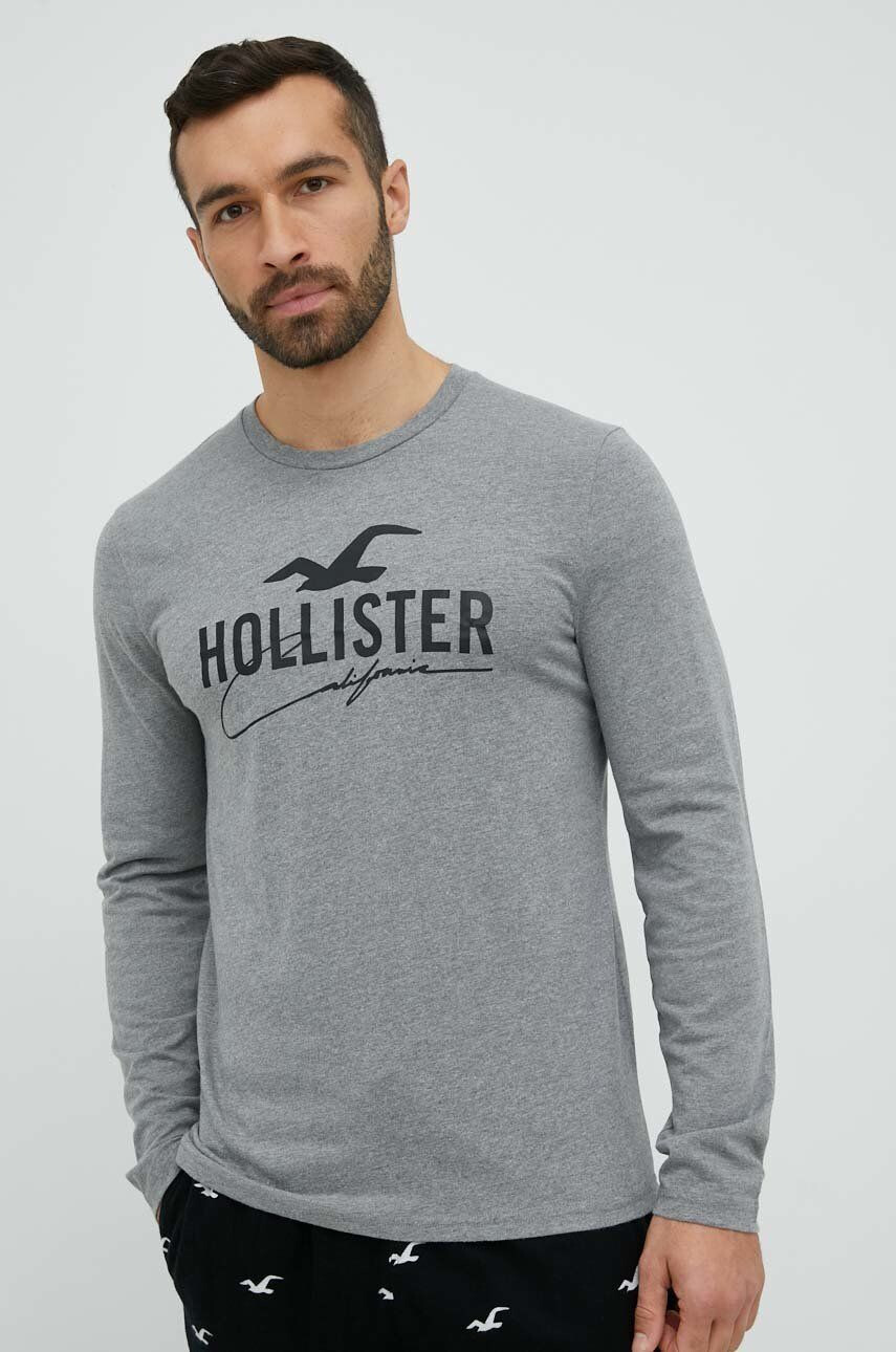 Hollister Co. Pyžamo pánska čierna farba vzorovaná - Pepit.sk