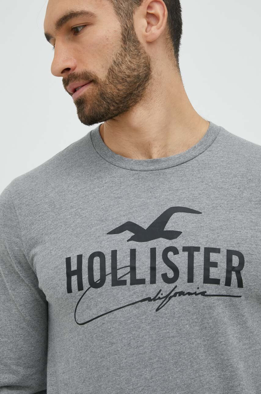 Hollister Co. Pyžamo pánska čierna farba vzorovaná - Pepit.sk