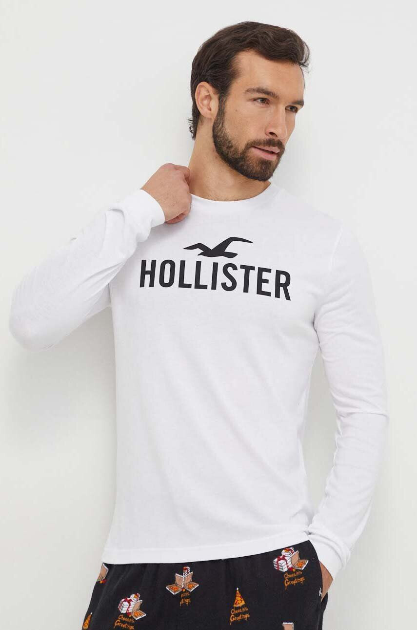 Hollister Co. Pyžamo pánska čierna farba vzorovaná - Pepit.sk