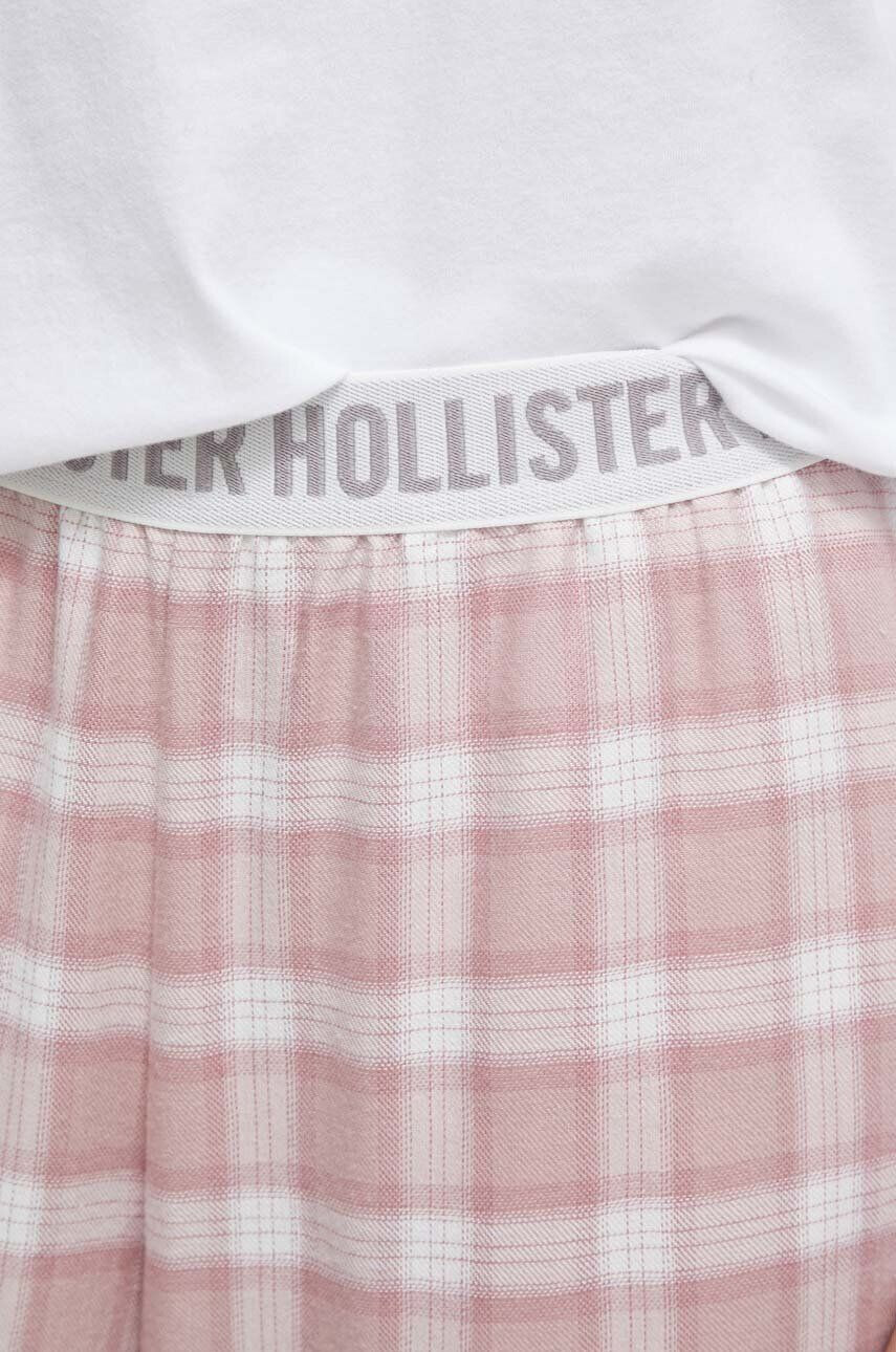 Hollister Co. Pyžamo dámska ružová farba - Pepit.sk