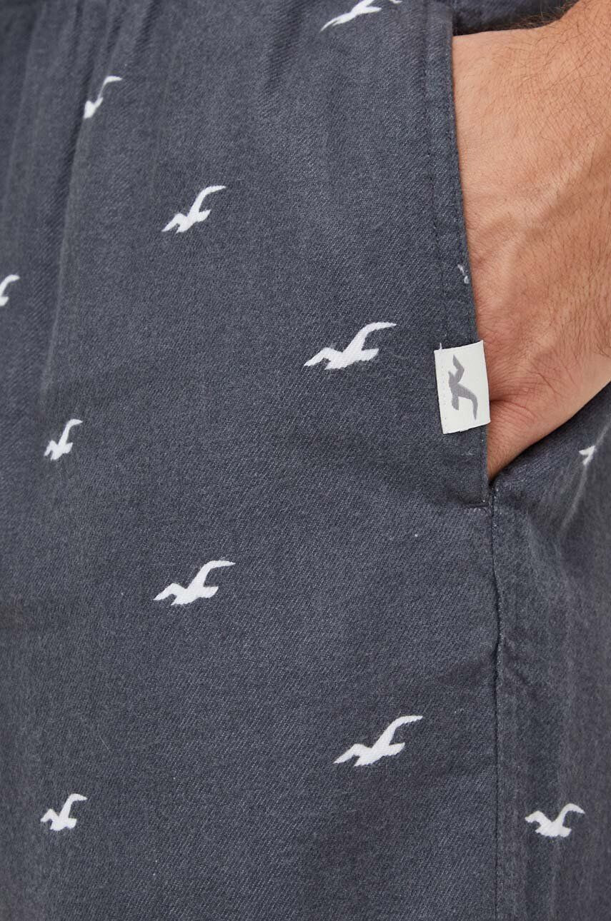 Hollister Co. Pyžamové nohavice 2-pak pánske šedá farba vzorovaná - Pepit.sk