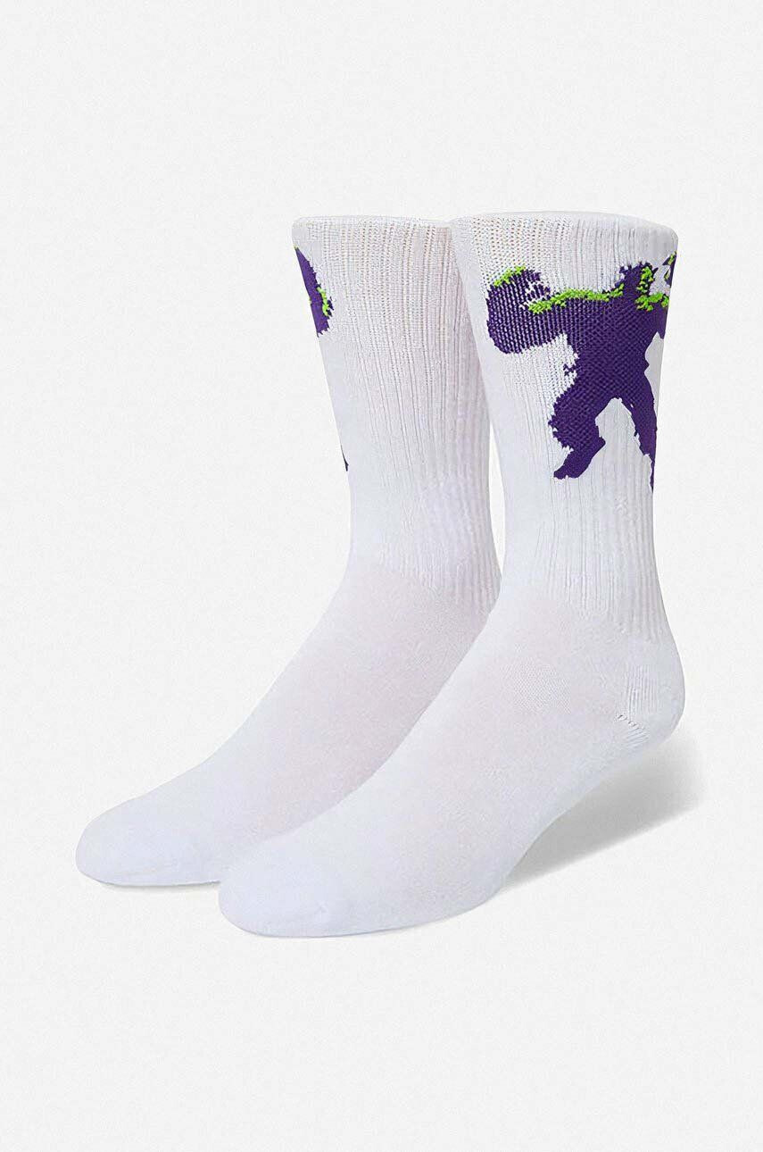 Huf Ponožky x Marvel Hulk Retro biela farba - Pepit.sk