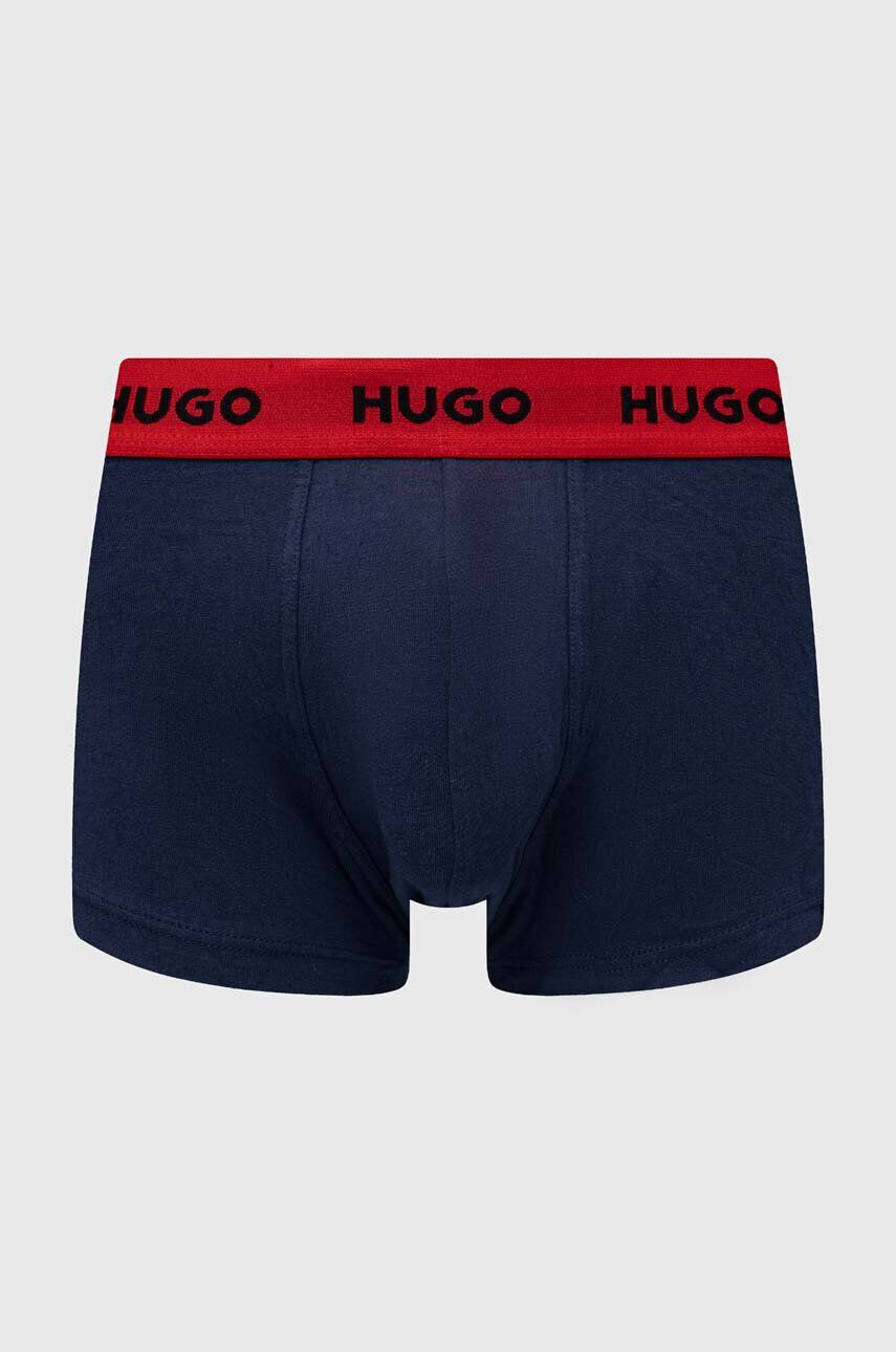 Hugo Boxerky 3-pak pánske čierna farba - Pepit.sk