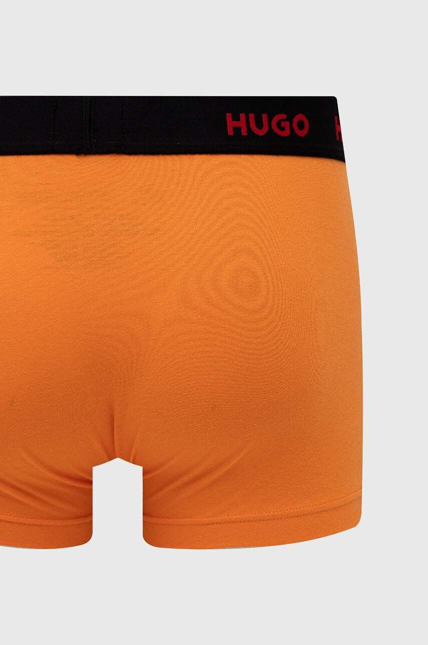 Hugo Boxerky 3-pak pánske čierna farba - Pepit.sk