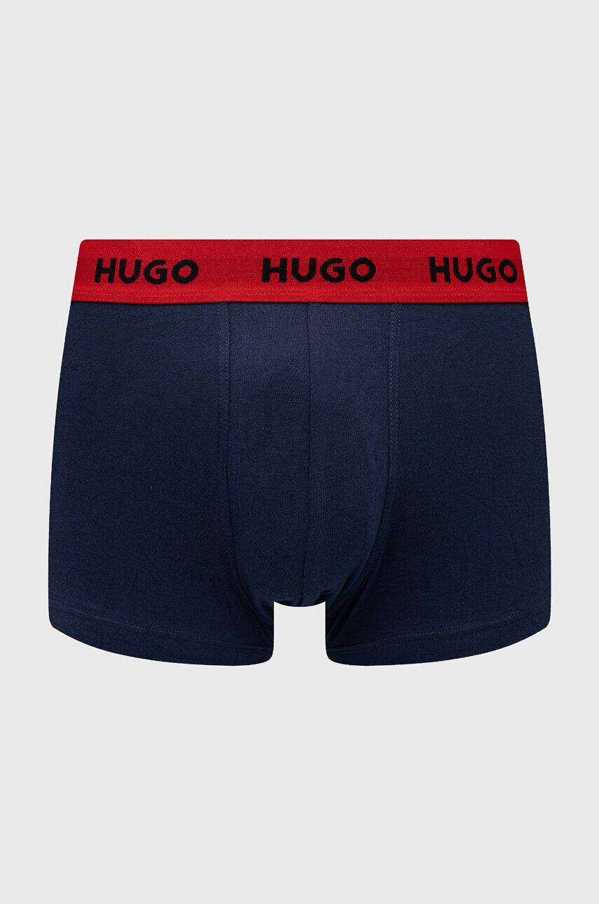 Hugo Boxerky 3-pak pánske čierna farba - Pepit.sk