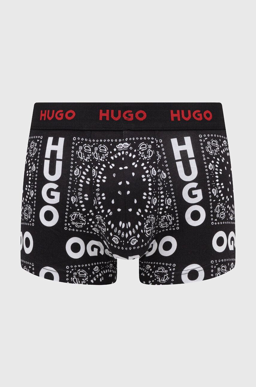 Hugo Boxerky 3-pak pánske červená farba - Pepit.sk