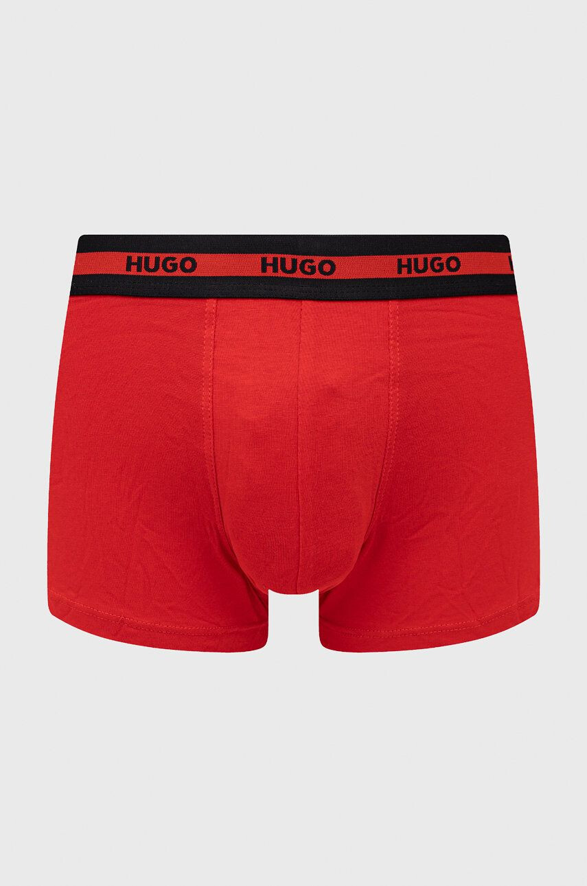 Hugo Boxerky (2- pack) pánske červená farba - Pepit.sk