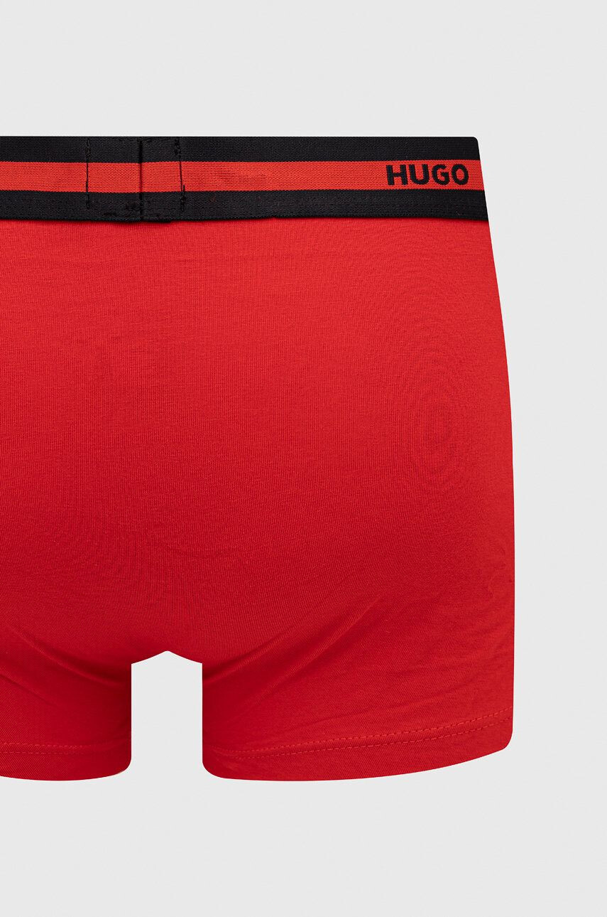 Hugo Boxerky (2- pack) pánske červená farba - Pepit.sk