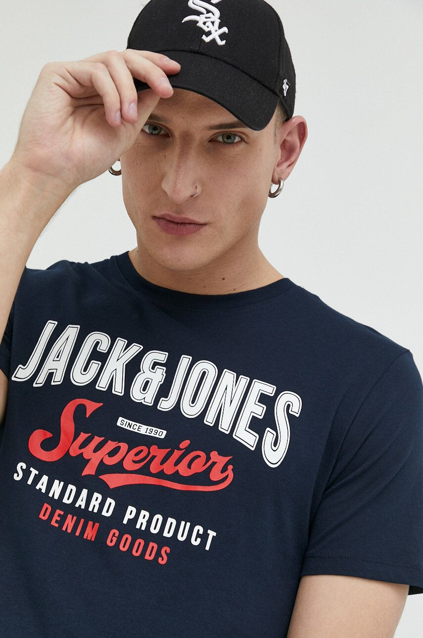 Jack & Jones Bavlnené tričko JJELOGO - Pepit.sk