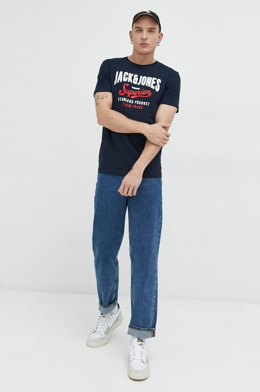 Jack & Jones Bavlnené tričko JJELOGO - Pepit.sk