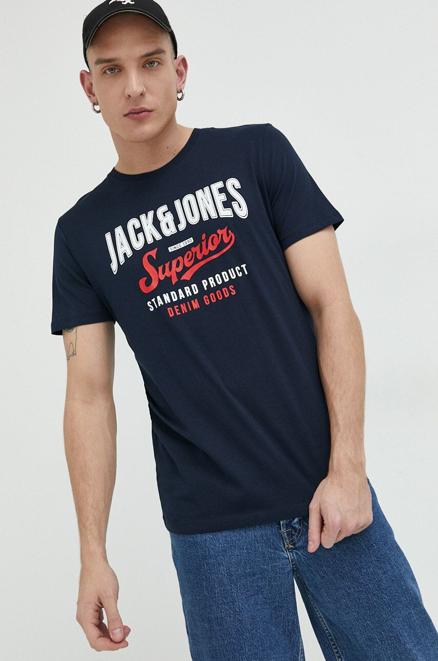 Jack & Jones Bavlnené tričko JJELOGO - Pepit.sk