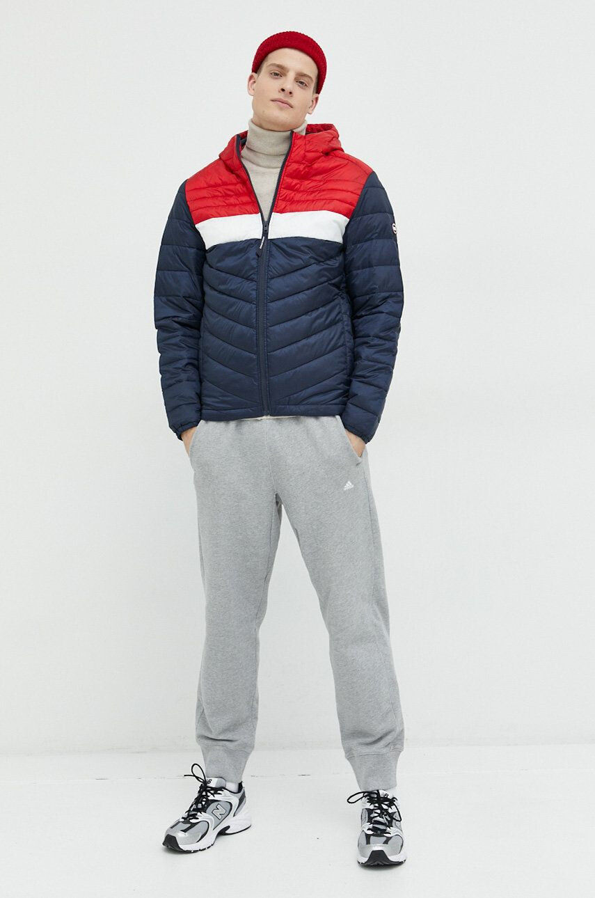 Jack & Jones Bunda JJEHERO pánska tmavomodrá farba prechodná 12211785 - Pepit.sk