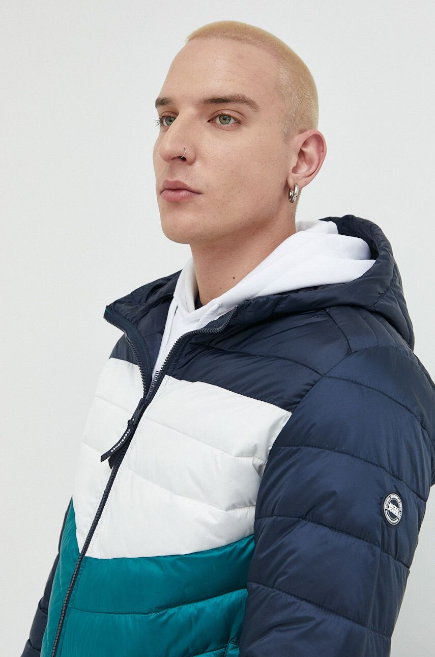 Jack & Jones Bunda JJEHERO pánska zelená farba prechodná 12211785 - Pepit.sk