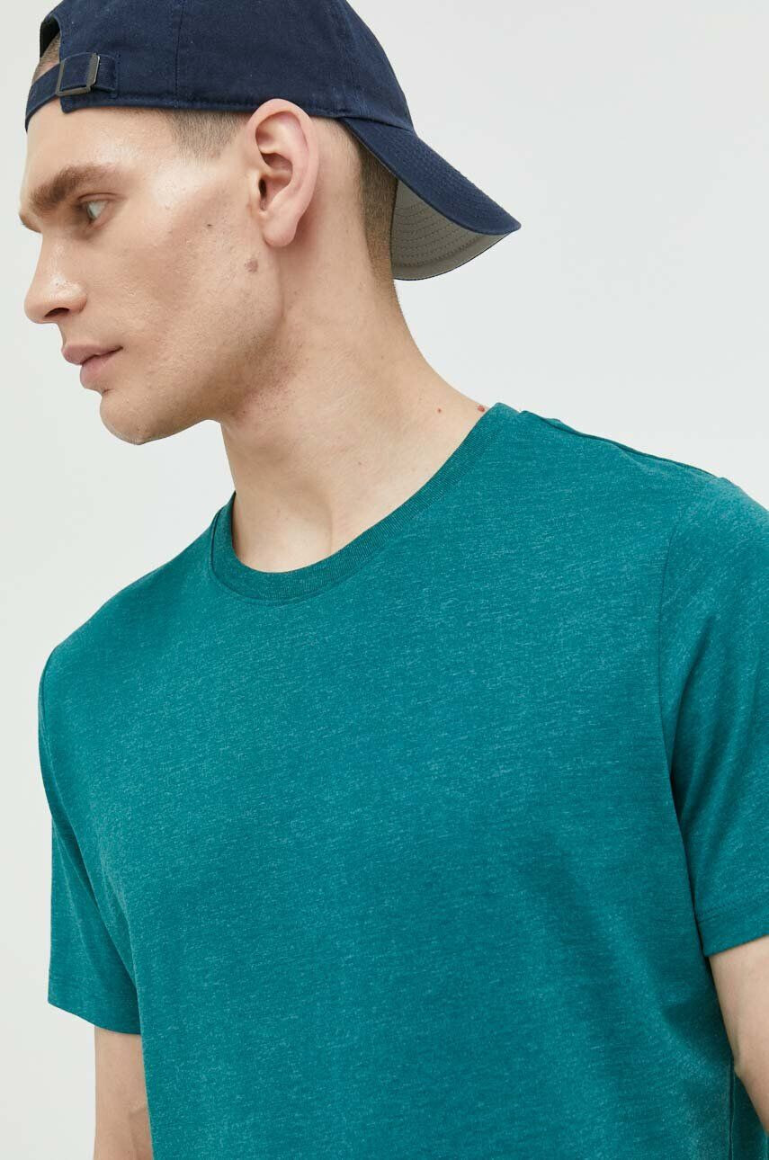 Jack & Jones Tričko JJEORGANIC pánske zelená farba melanžové 12222887 - Pepit.sk