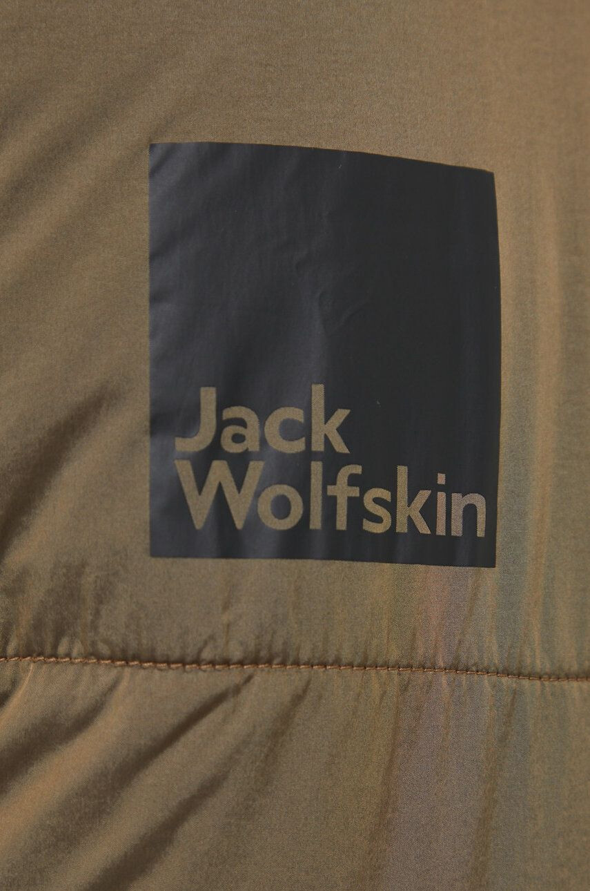 Jack Wolfskin Bunda pánska zelená farba zimná - Pepit.sk