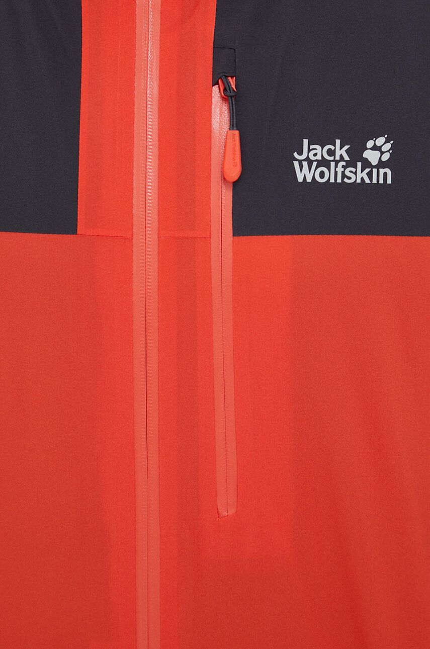 Jack Wolfskin Bunda Go Hike pánska červená farba - Pepit.sk