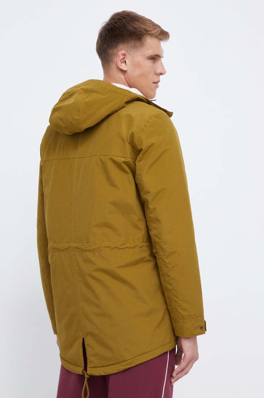 Jack Wolfskin Bunda parka pánska zelená farba prechodná - Pepit.sk