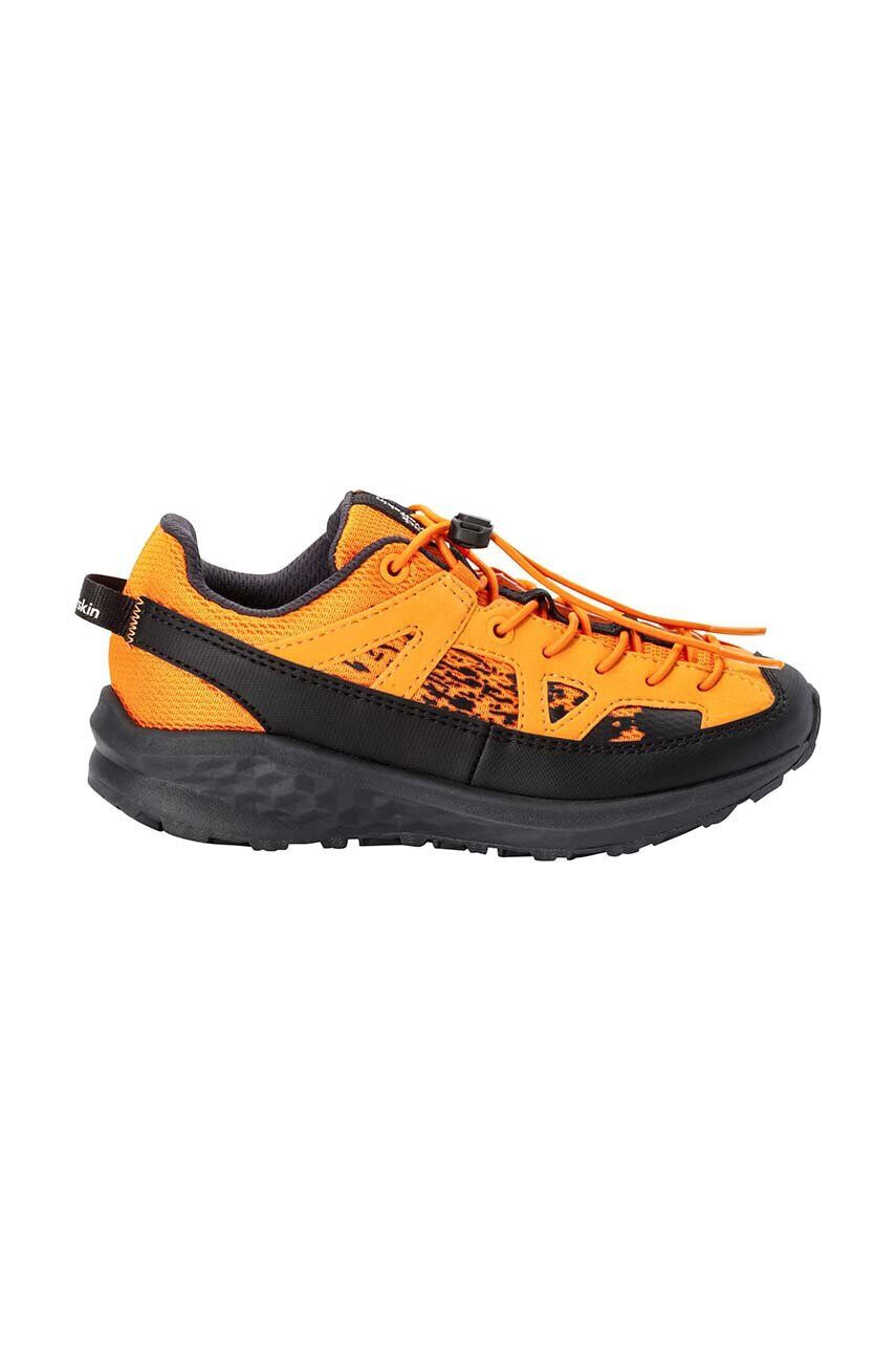 Jack Wolfskin Detské topánky VILI SNEAKER LOW K oranžová farba - Pepit.sk