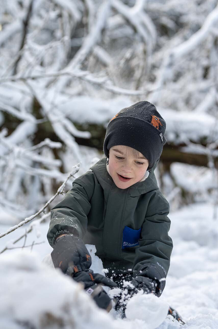 Jack Wolfskin Detský overal GLEEL 2L INS šedá farba - Pepit.sk