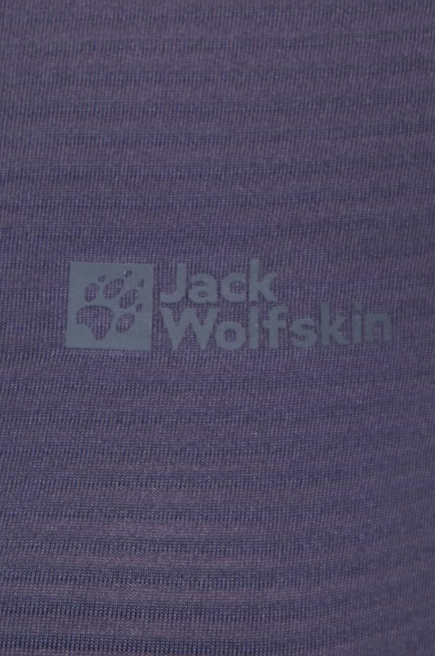 Jack Wolfskin Funkčné tričko s dlhým rukávom Infinite tmavomodrá farba - Pepit.sk