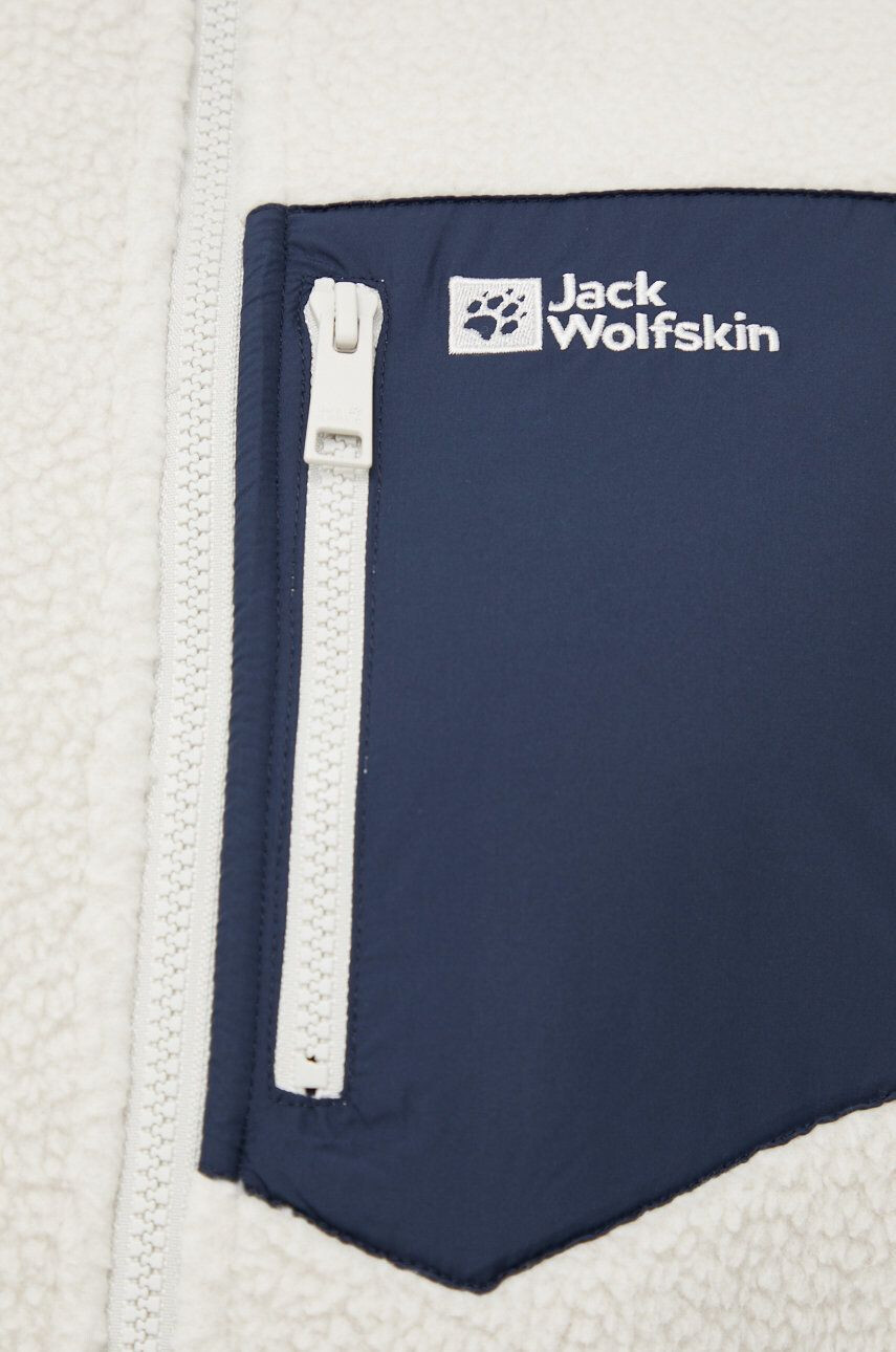 Jack Wolfskin Mikina pánska béžová farba - Pepit.sk