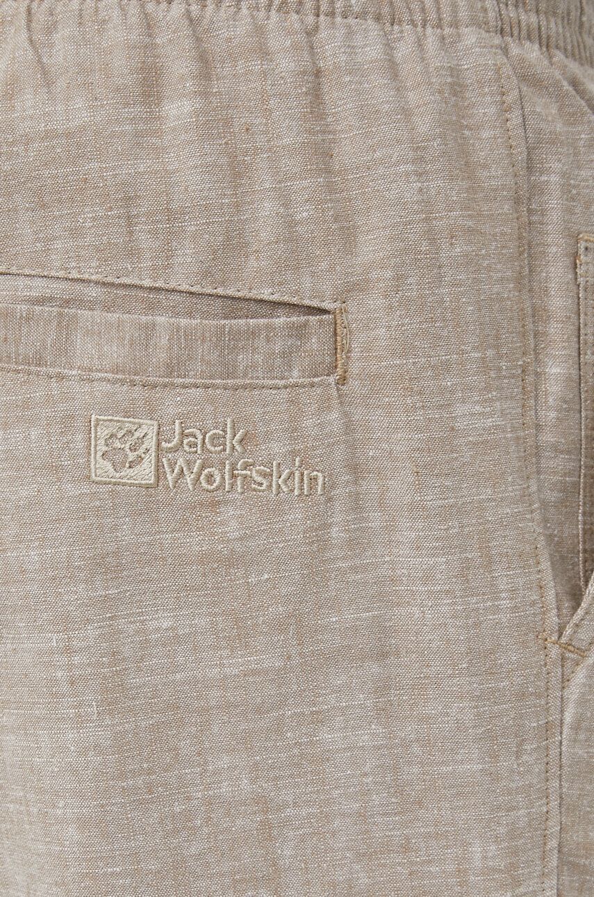 Jack Wolfskin Nohavice pánske béžová farba - Pepit.sk