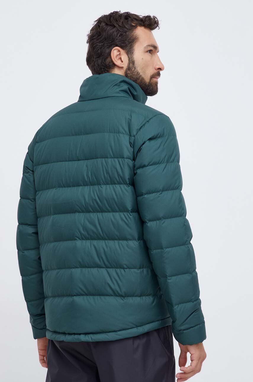 Jack Wolfskin Páperová športová bunda Ather zelená farba - Pepit.sk