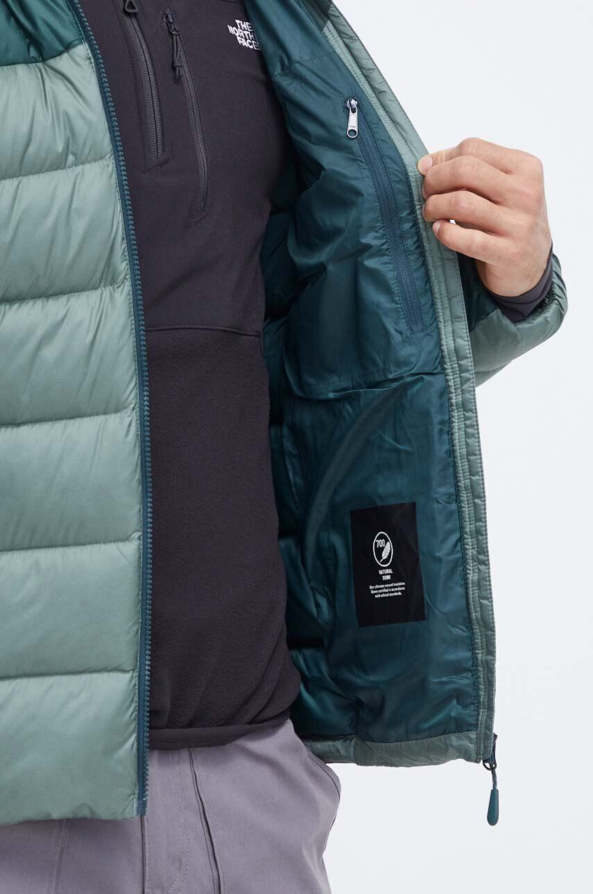 Jack Wolfskin Páperová športová bunda Nebelhorn zelená farba - Pepit.sk