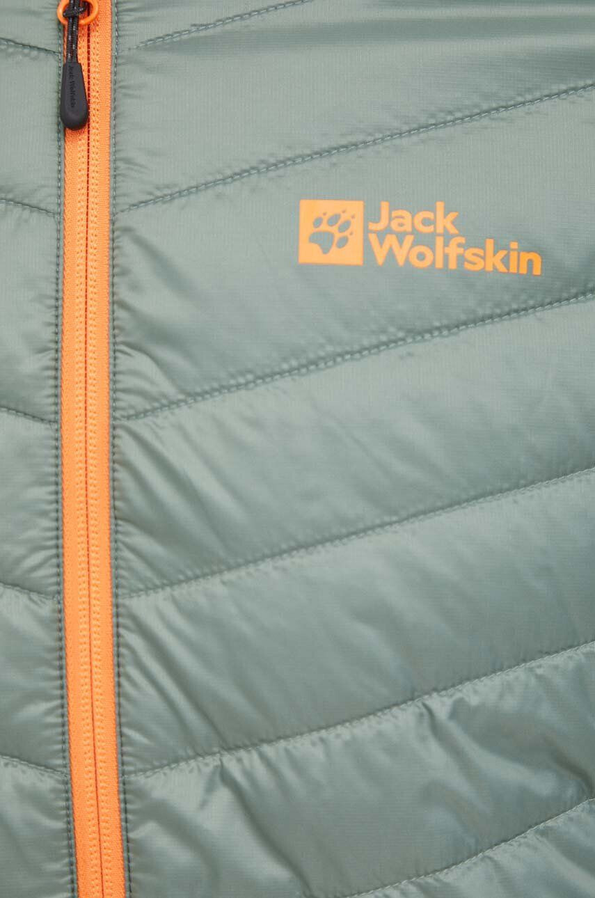 Jack Wolfskin Športová bunda Routeburn Pro Hybrid zelená farba - Pepit.sk