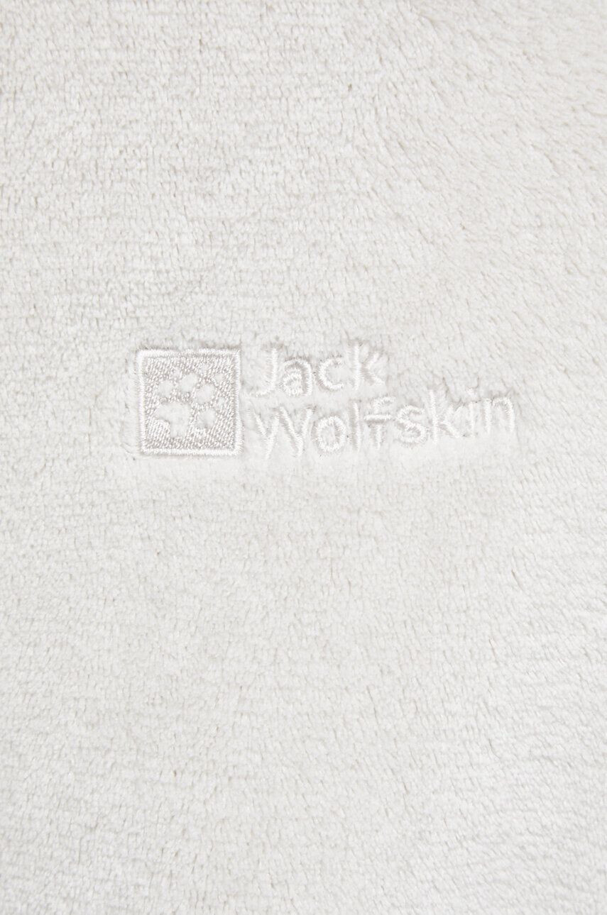 Jack Wolfskin Športová mikina Rotwand šedá farba s kapucňou jednofarebná - Pepit.sk