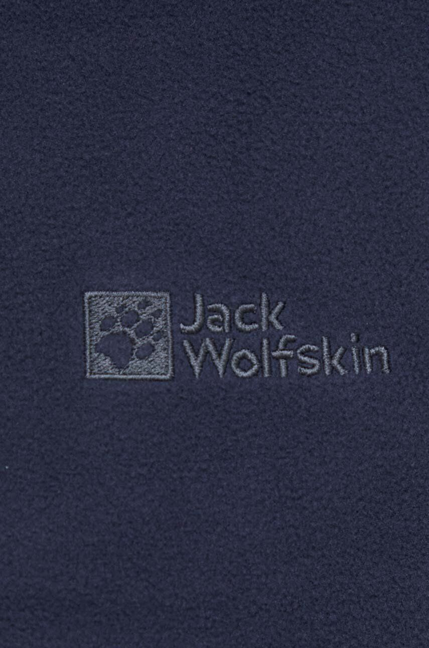 Jack Wolfskin Športová mikina Taunus tmavomodrá farba jednofarebná - Pepit.sk