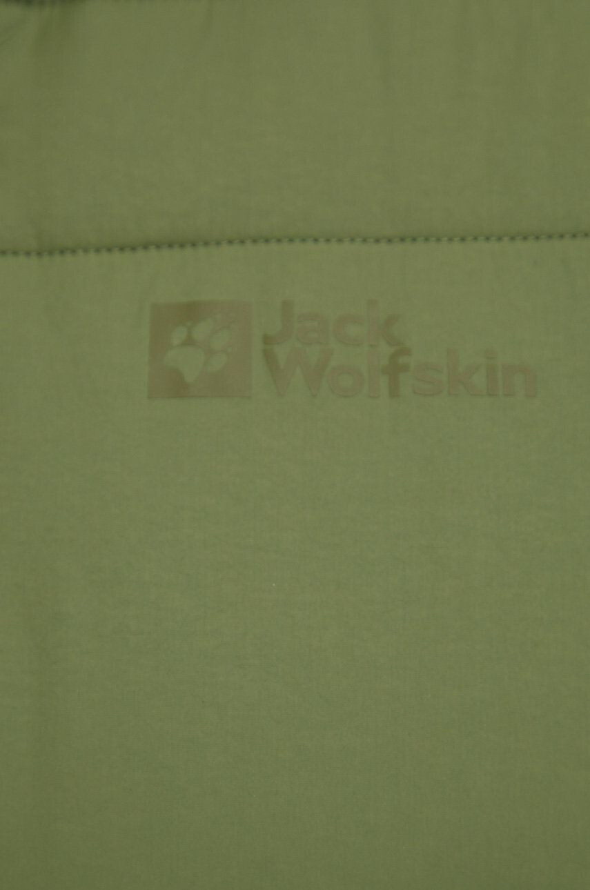 Jack Wolfskin Športová vesta Bergland Ins zelená farba prechodná - Pepit.sk