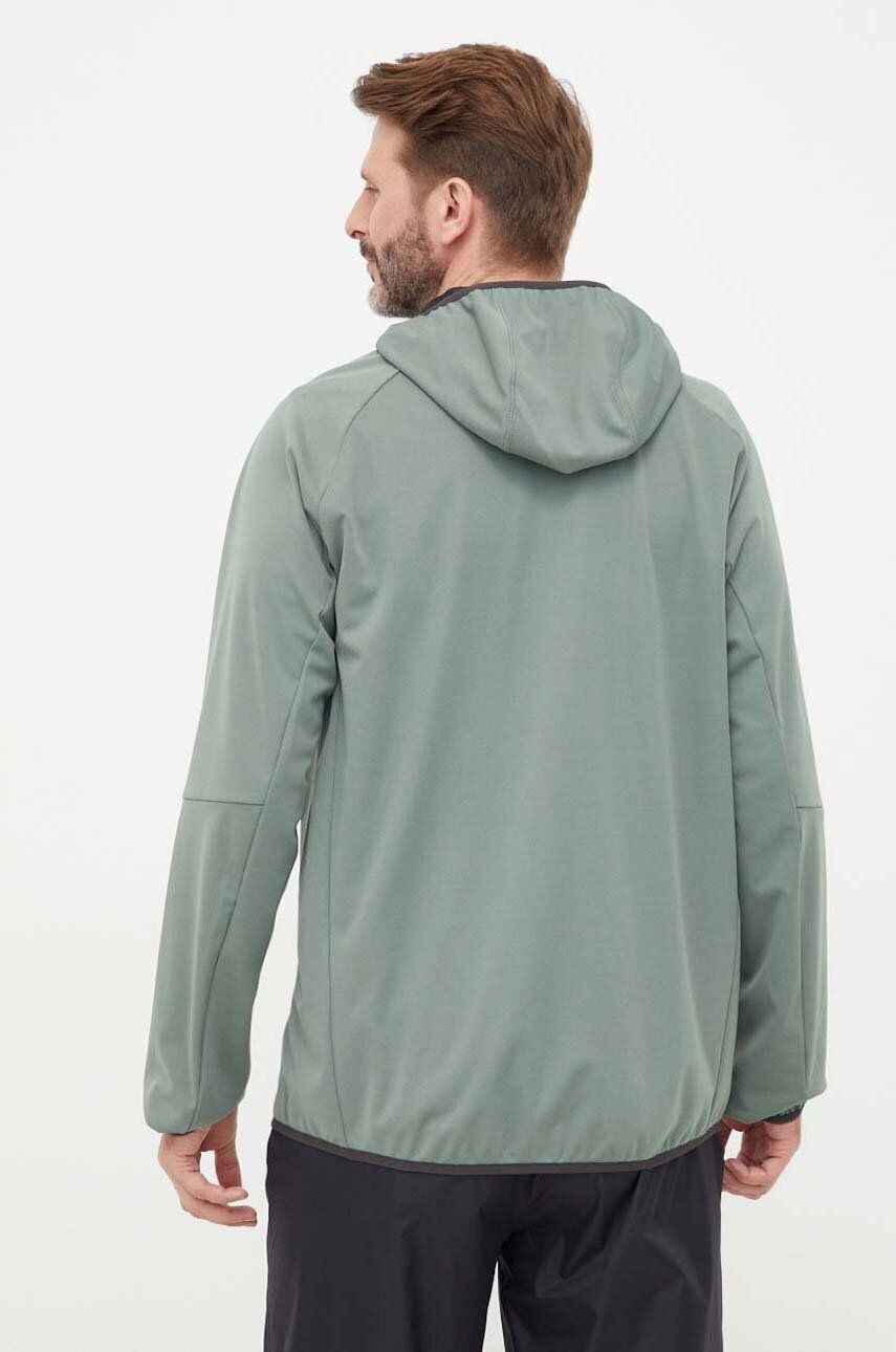 Jack Wolfskin Turistická bunda Feldberg Hoody zelená farba - Pepit.sk