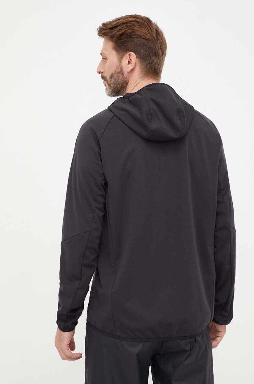 Jack Wolfskin Turistická bunda Feldberg Hoody čierna farba - Pepit.sk