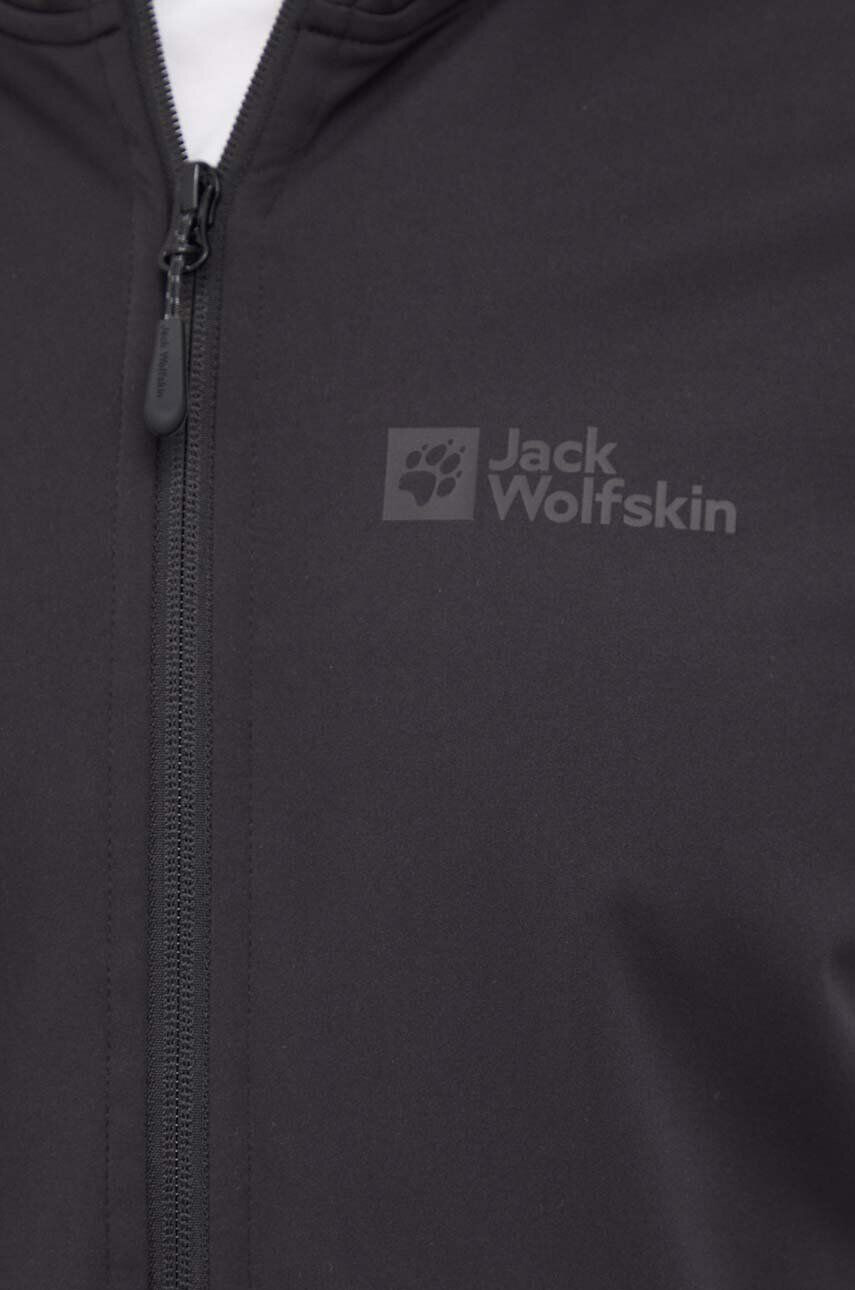 Jack Wolfskin Turistická bunda Feldberg Hoody čierna farba - Pepit.sk