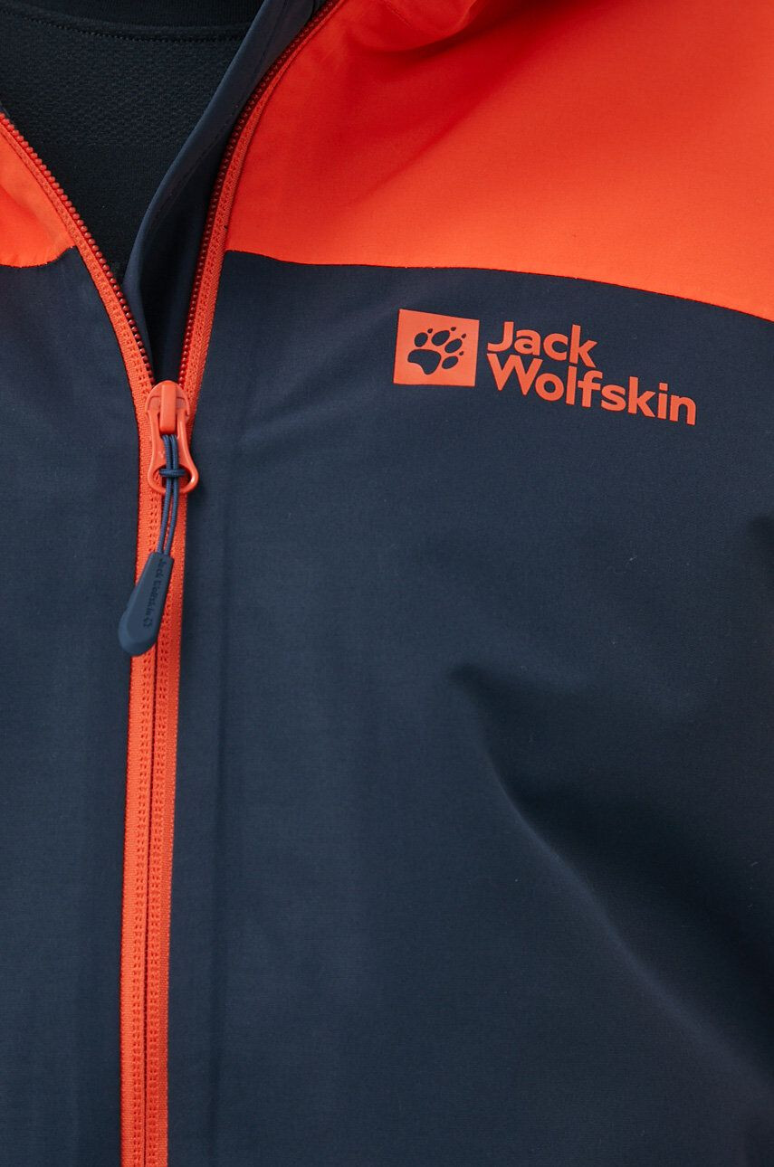 Jack Wolfskin Turistická bunda Glaabach 3in1 oranžová farba - Pepit.sk