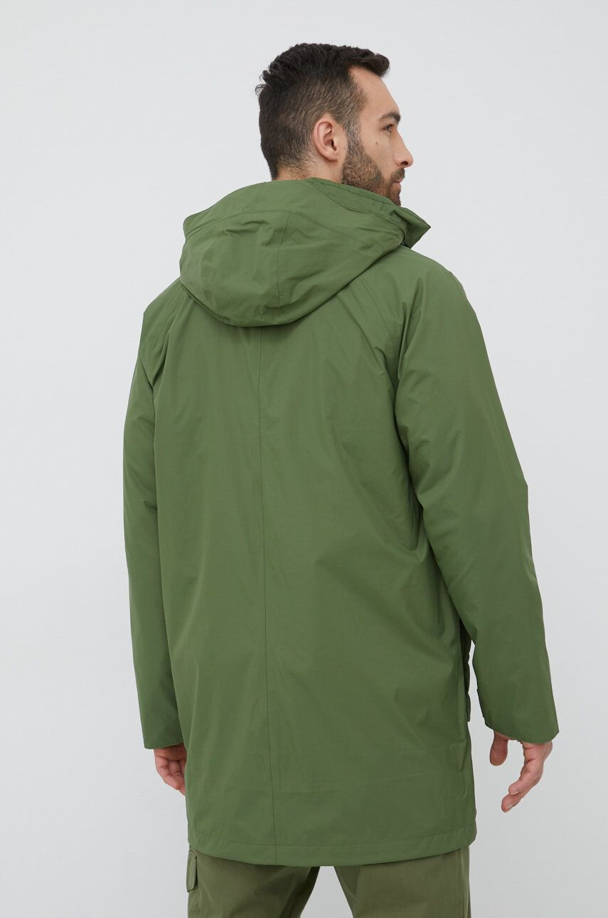 Jack Wolfskin Turistická bunda Norden Port zelená farba - Pepit.sk