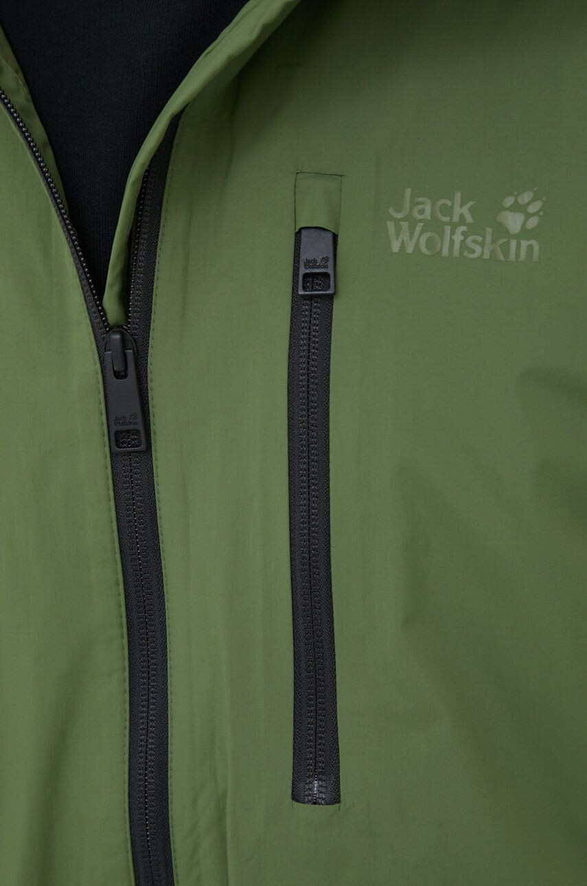 Jack Wolfskin Turistická bunda Norden Port zelená farba - Pepit.sk