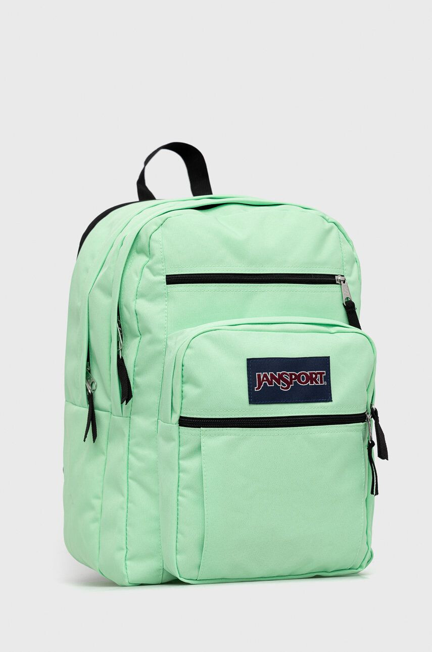 Jansport Ruksak zelená farba veľký jednofarebný - Pepit.sk