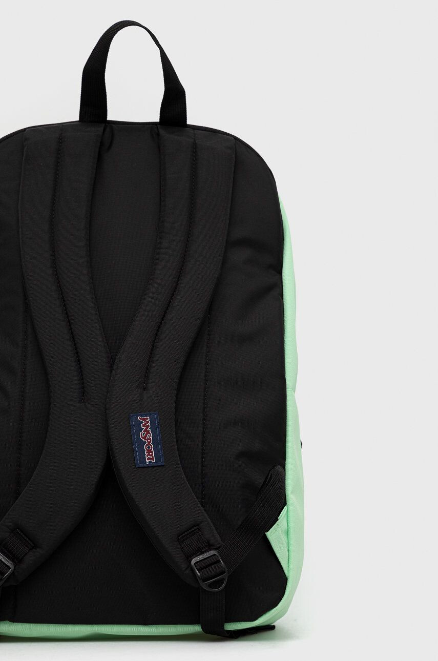 Jansport Ruksak zelená farba veľký jednofarebný - Pepit.sk