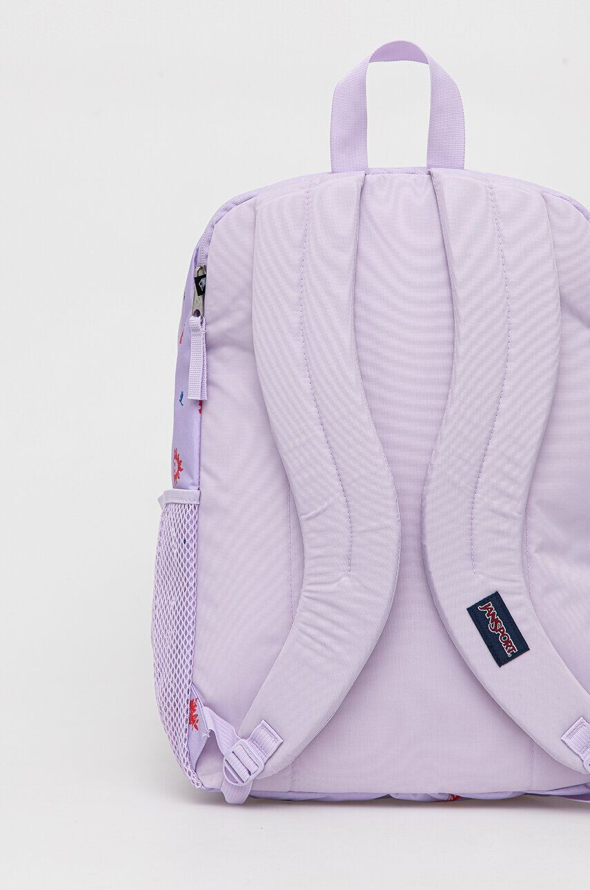 Jansport Ruksak fialová farba veľký vzorovaný - Pepit.sk