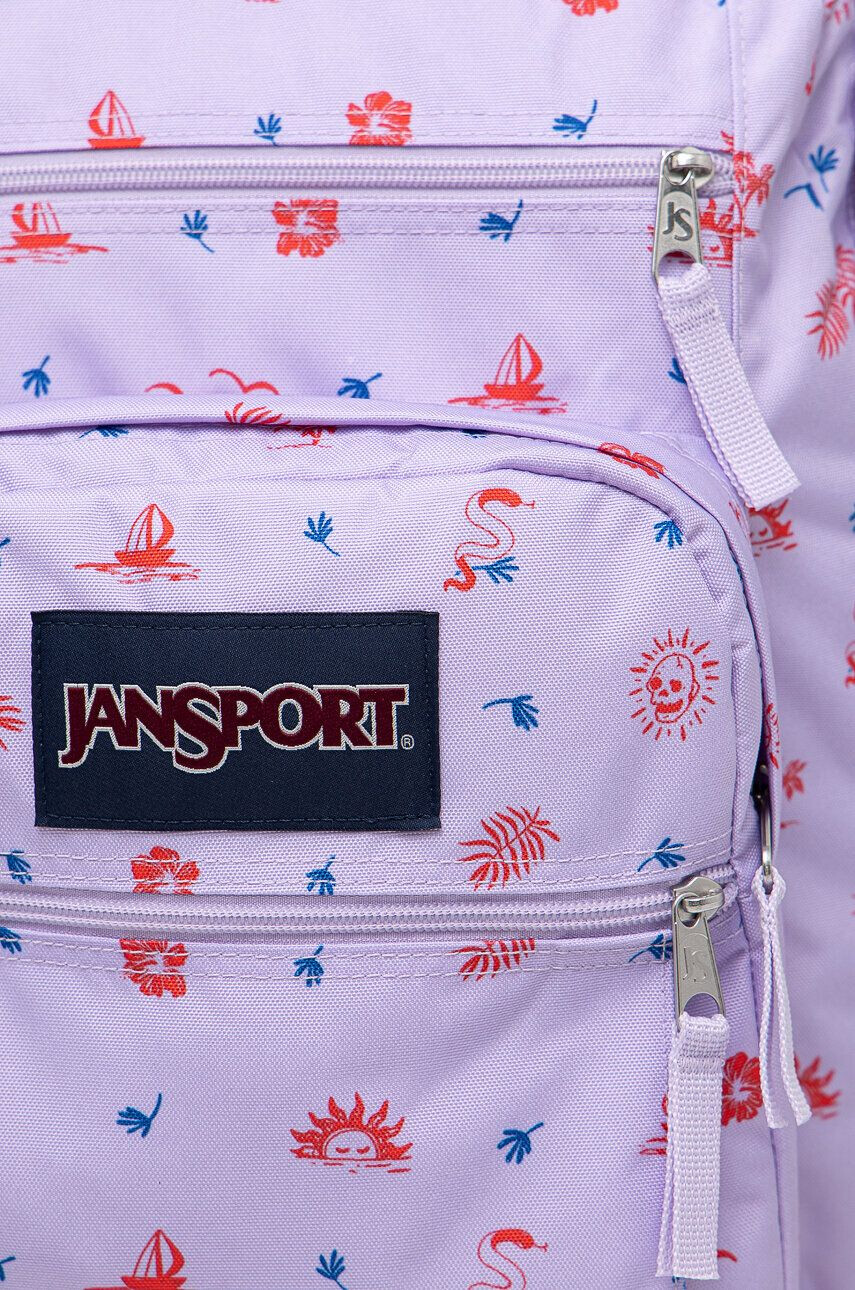 Jansport Ruksak fialová farba veľký vzorovaný - Pepit.sk