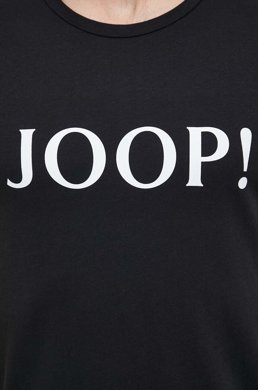 Joop! Bavlnené tričko čierna farba s potlačou - Pepit.sk