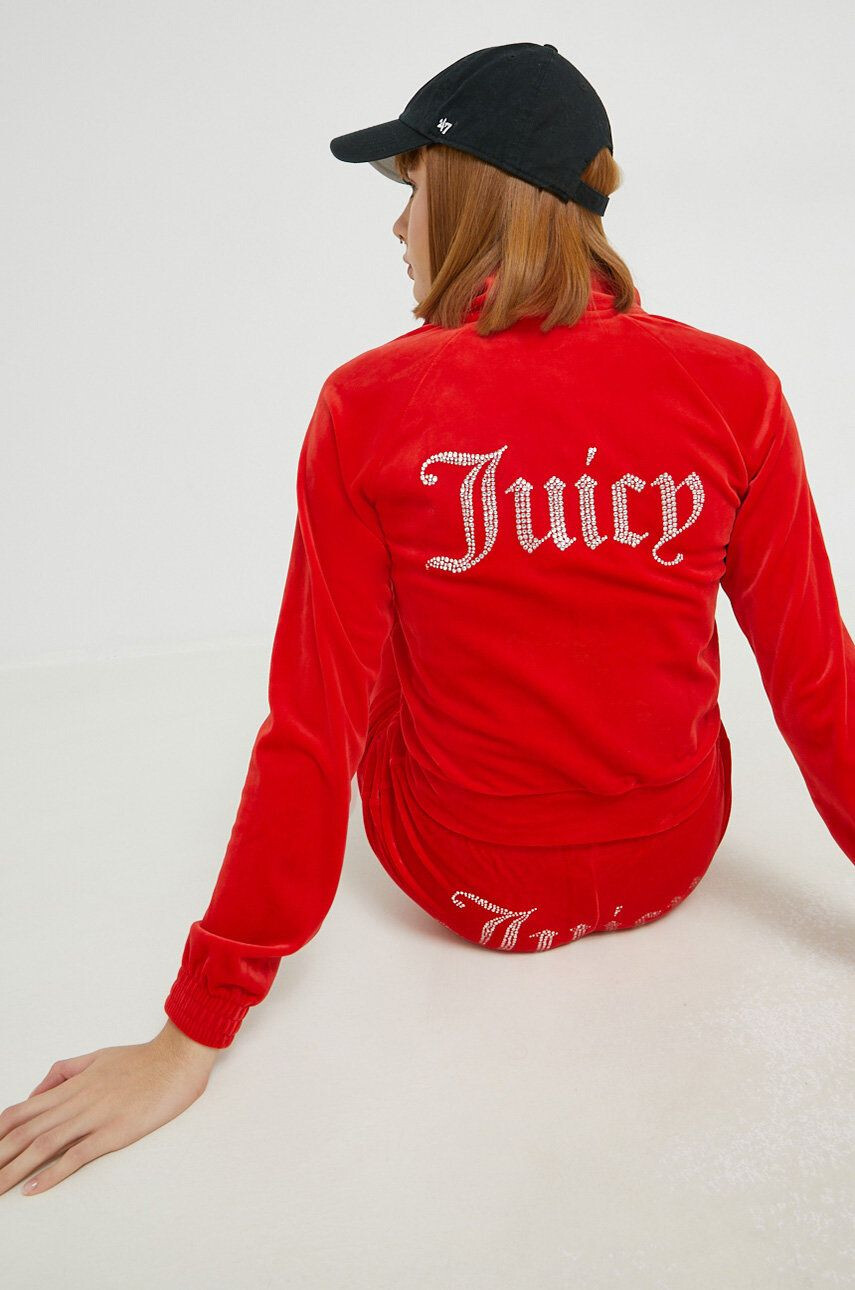 Juicy Couture Mikina dámska s kapucňou jednofarebná - Pepit.sk