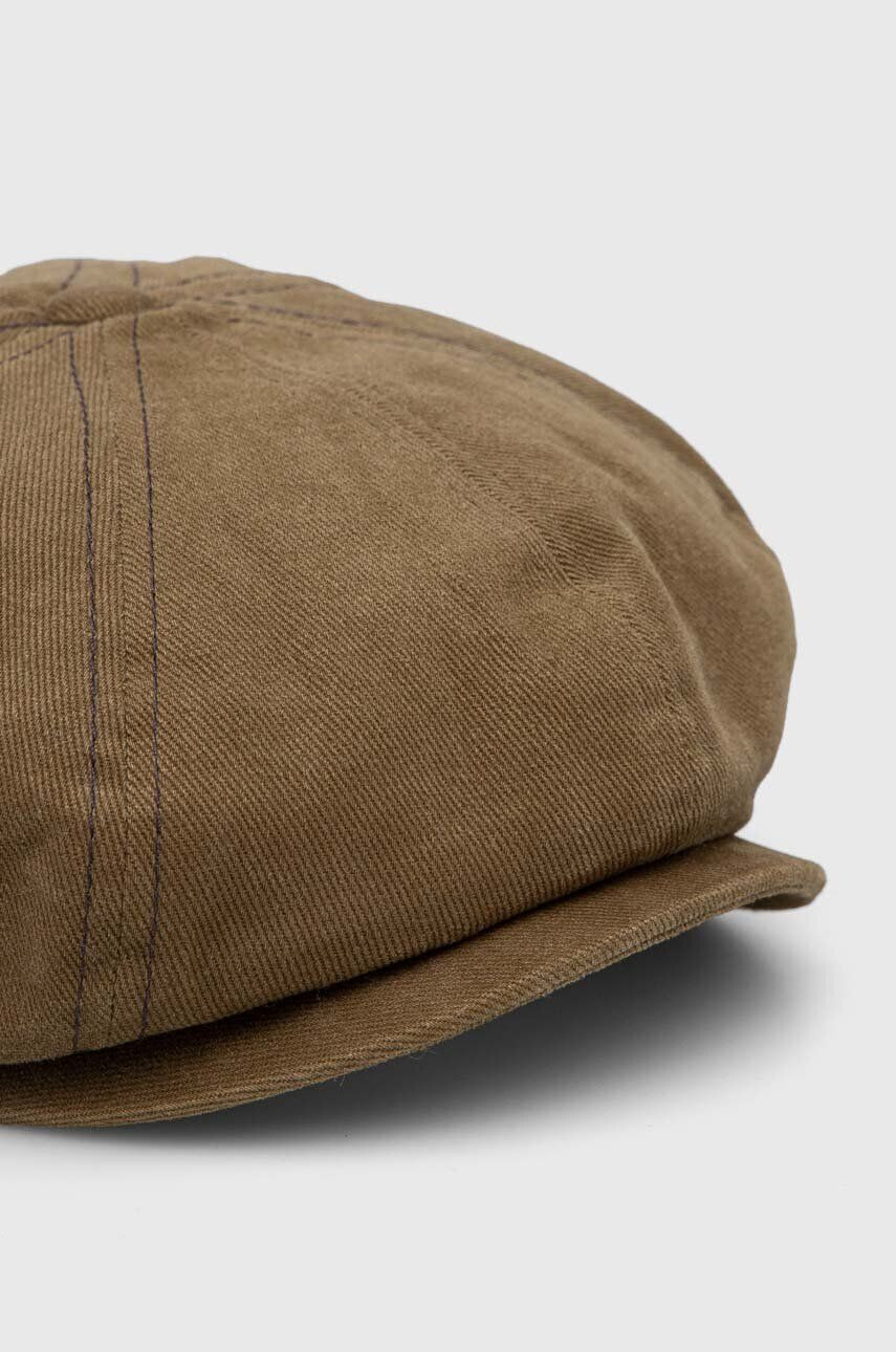 Kangol Bavlnená baretka zelená farba bavlnený - Pepit.sk